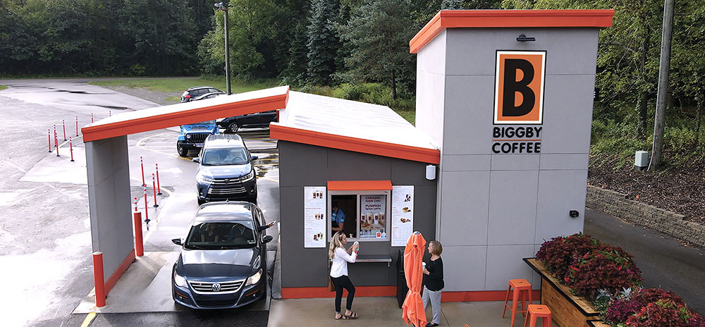 Biggby Coffee Drive-Thru Only Model